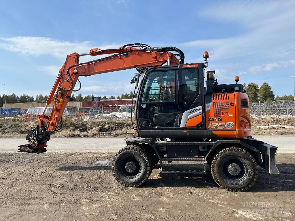 Hitachi ZX135W-7 Bagri na kolesih