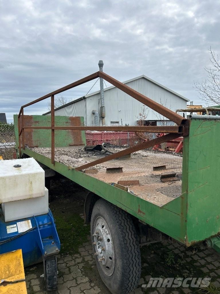  Blokvogn 4 hjulet Nizko noseče polprikolice
