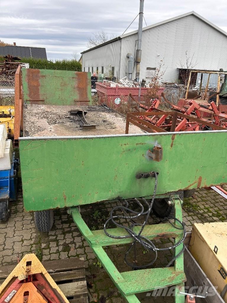  Blokvogn 4 hjulet Nizko noseče polprikolice