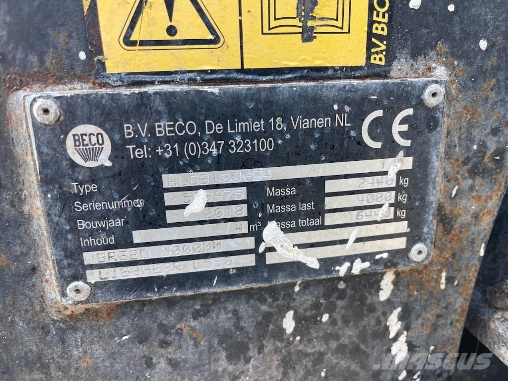 Liebherr 550 CDC + BSS Kolesni nakladalci