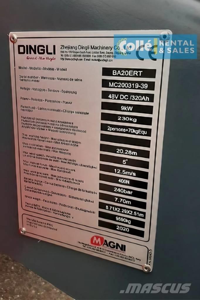 Magni BA20ERT | 2020 Teleskopski viličarji
