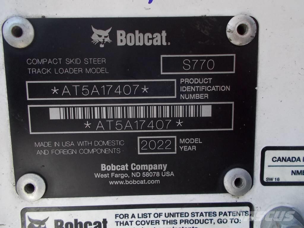 Bobcat S770 Skid steer mini nakladalci
