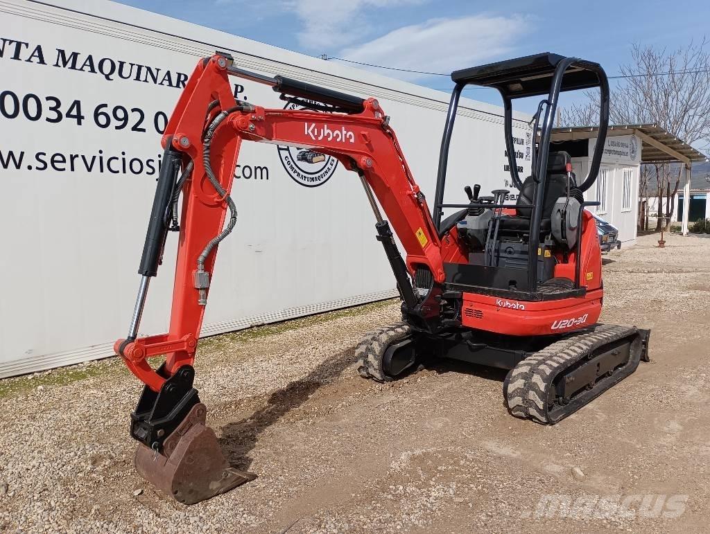 Kubota U 20-3 Mini bagri <7t