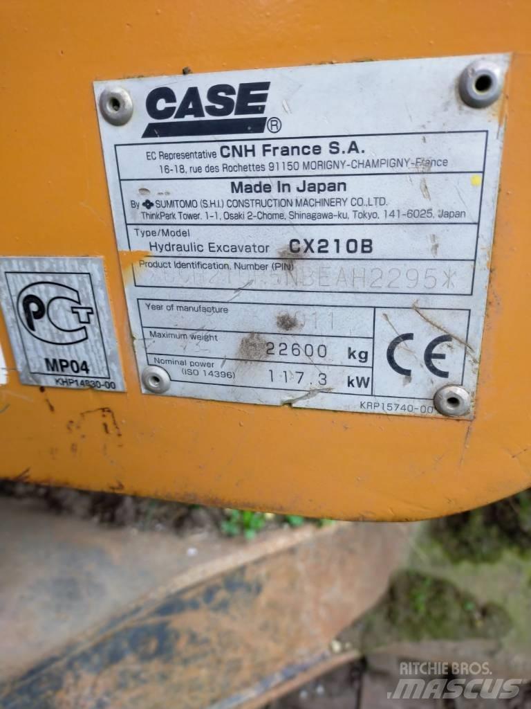 CASE 210 CX B Bagri goseničarji
