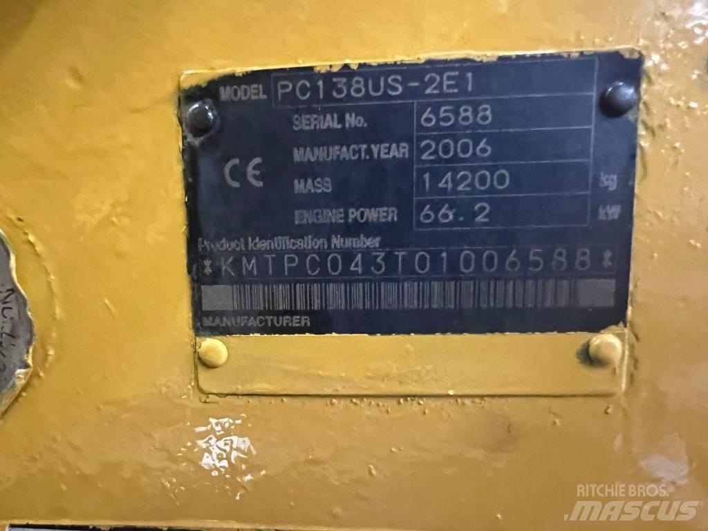 Komatsu PC 138 US Bagri goseničarji