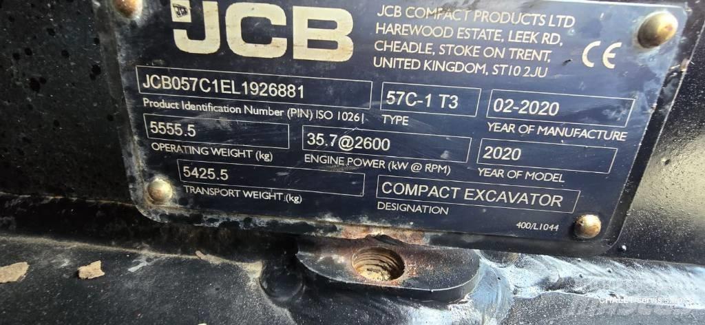 JCB 57 C-1 Mini bagri <7t