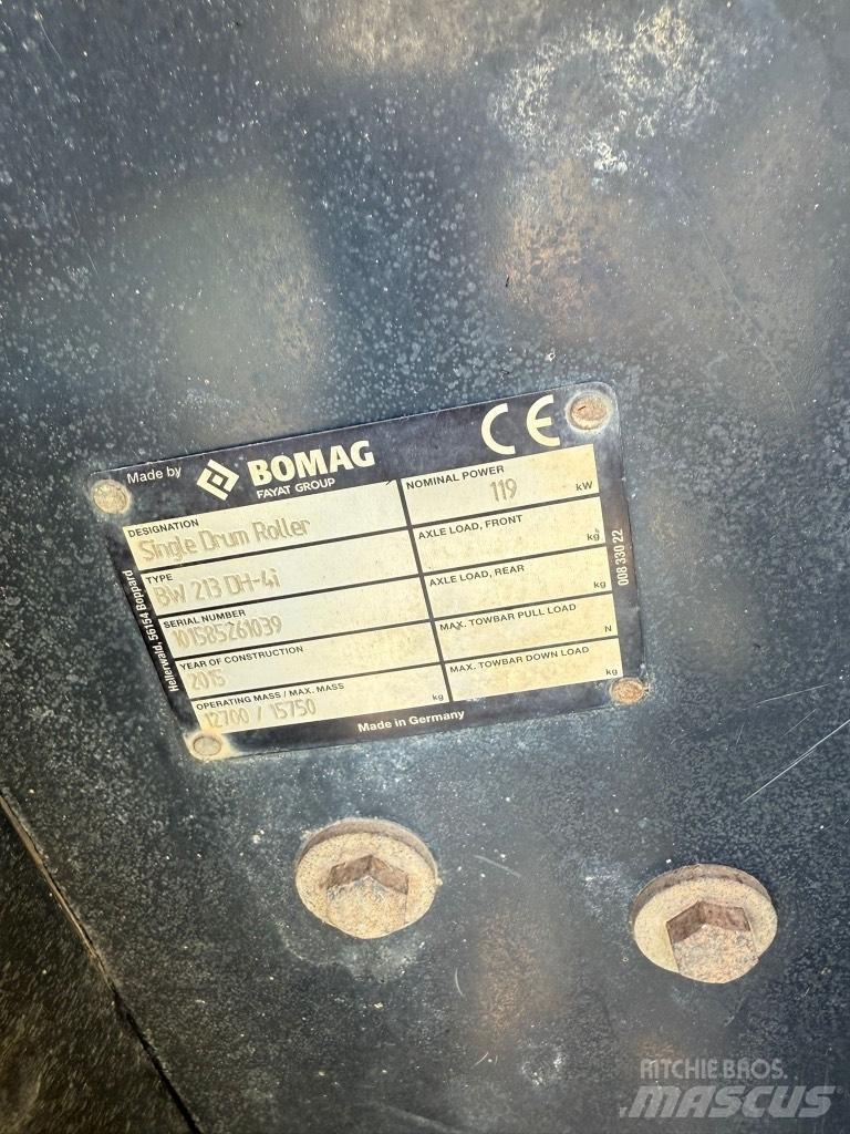 Bomag BW 213 D H-4 Kompaktorji tal
