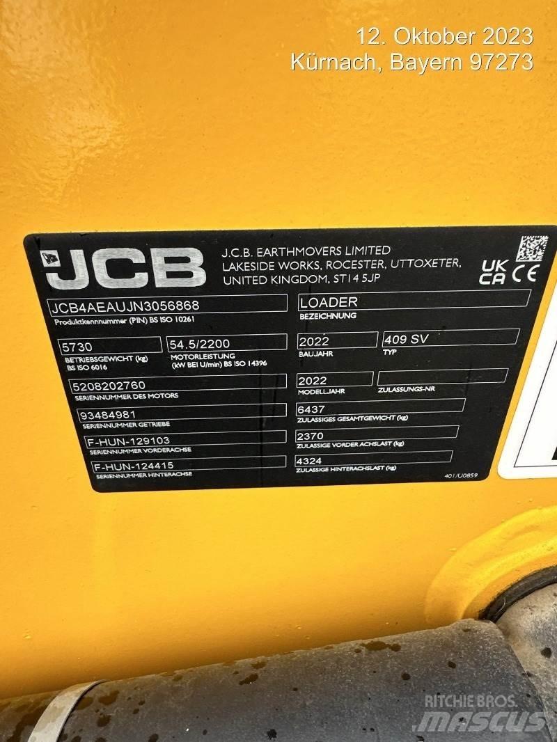 JCB 409 Kolesni nakladalci