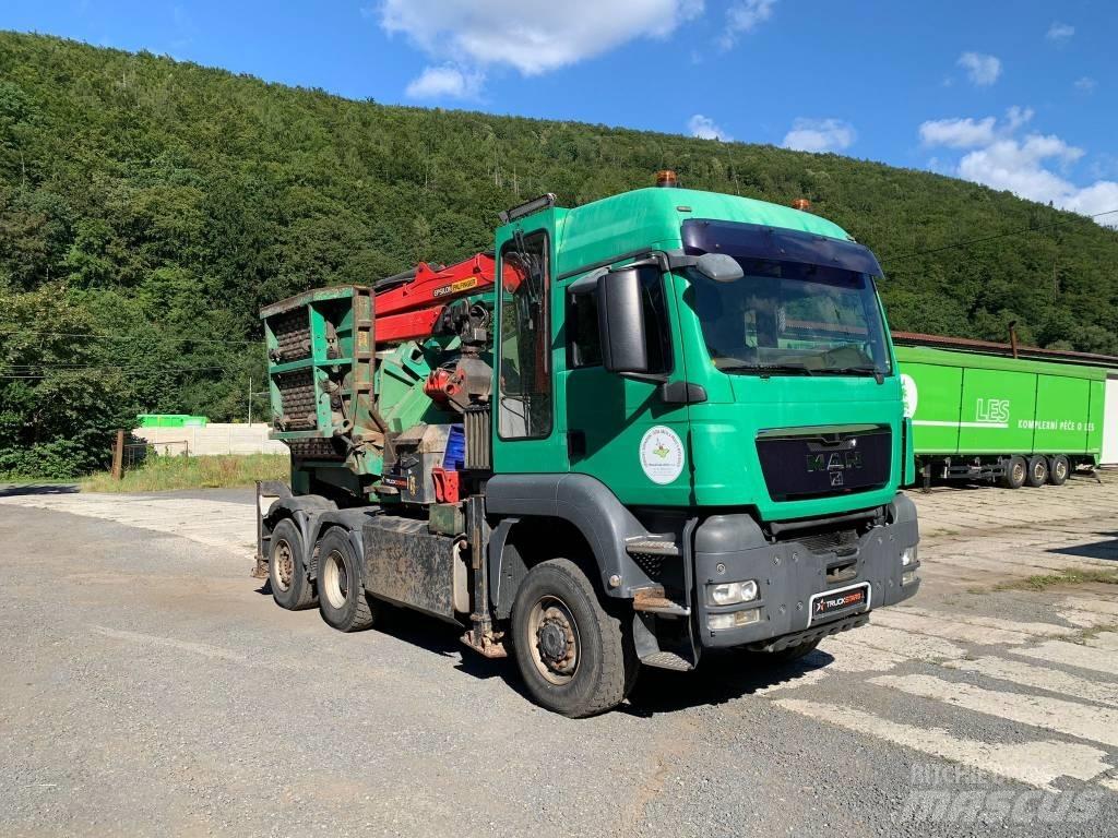 JENZ MAN TGS 6x4 Drobilci lesa