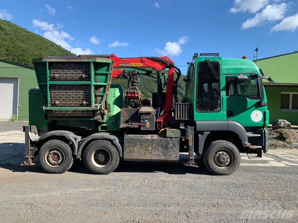 MAN - JENZ TGS 6x4 Drobilci lesa