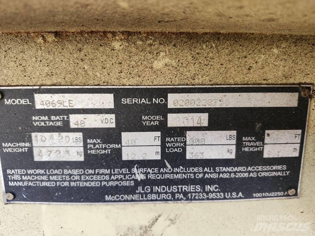 JLG 4069 LE Škarjaste dvižne ploščadi