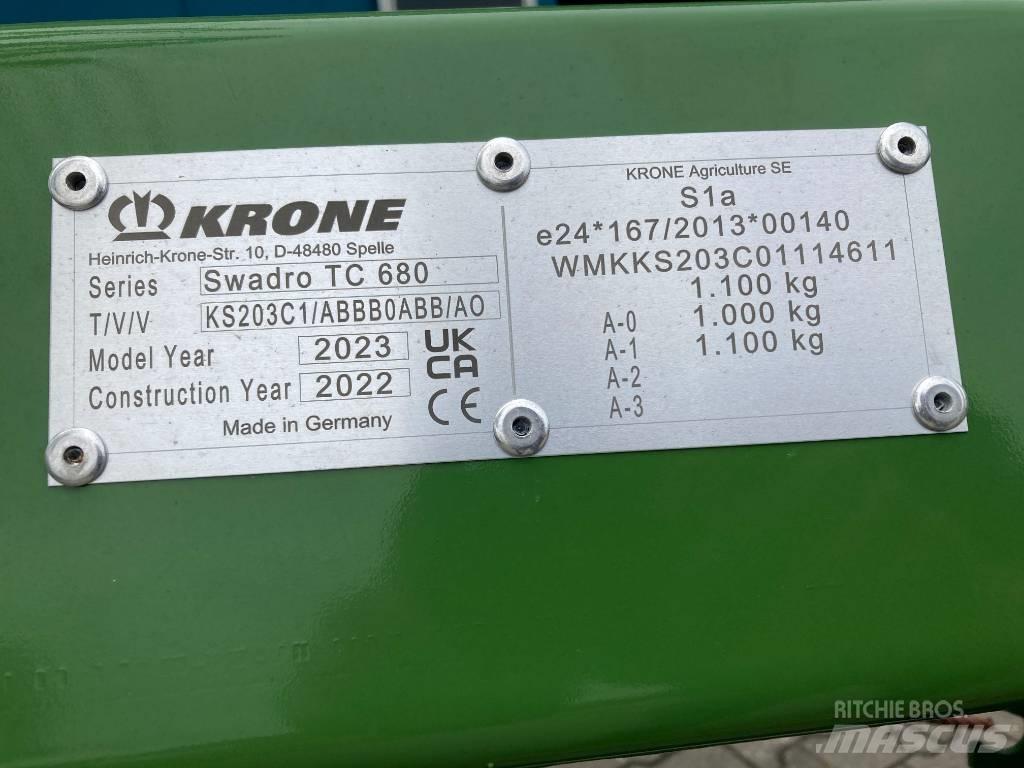 Krone Swadro TC 680 Zgrabljalniki