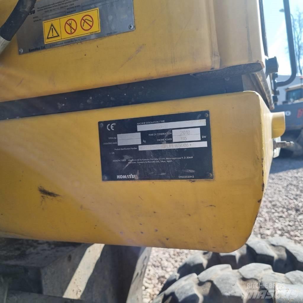 Komatsu PW160 - 11 Bagri na kolesih