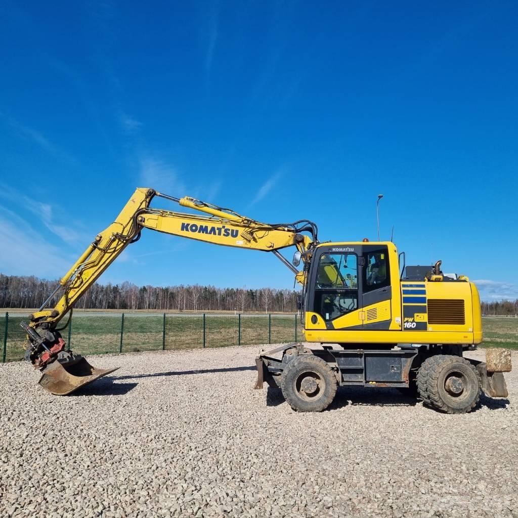 Komatsu PW160 - 11 Bagri na kolesih
