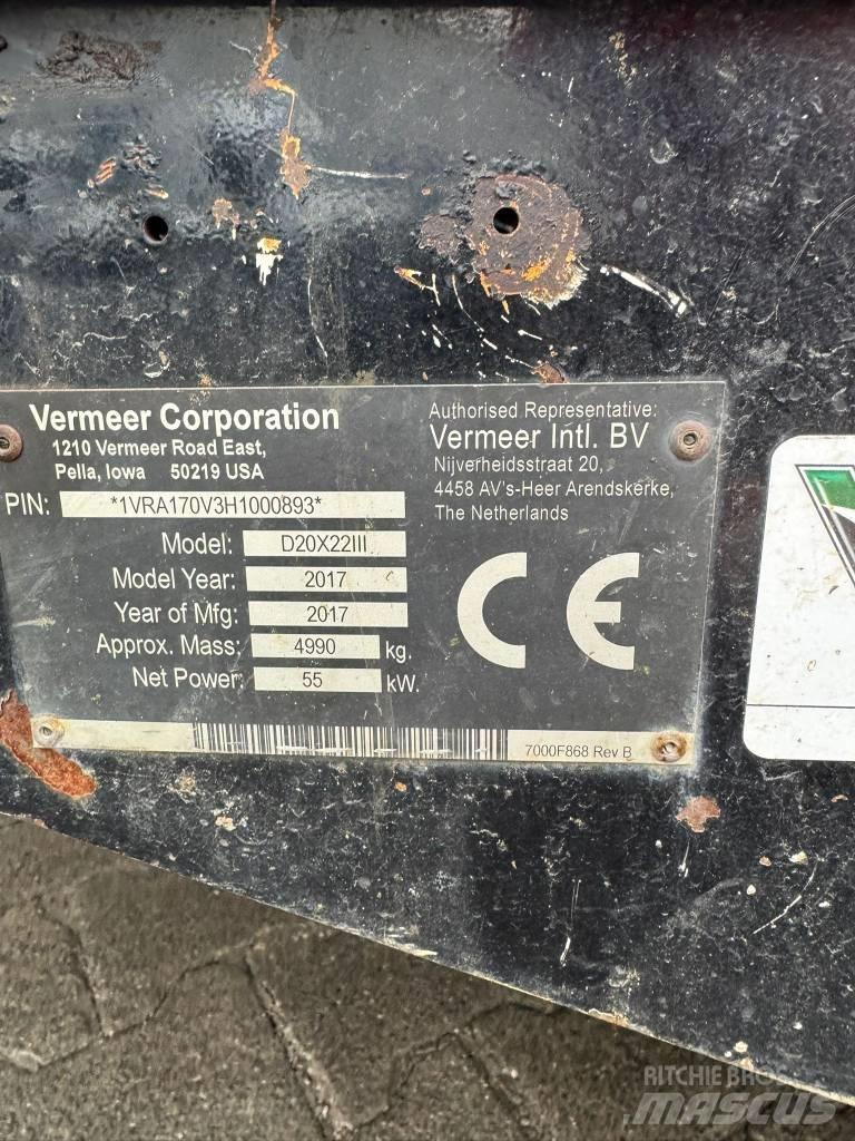 Vermeer D20x22SIII Oprema za vodoravno smerno vrtanje