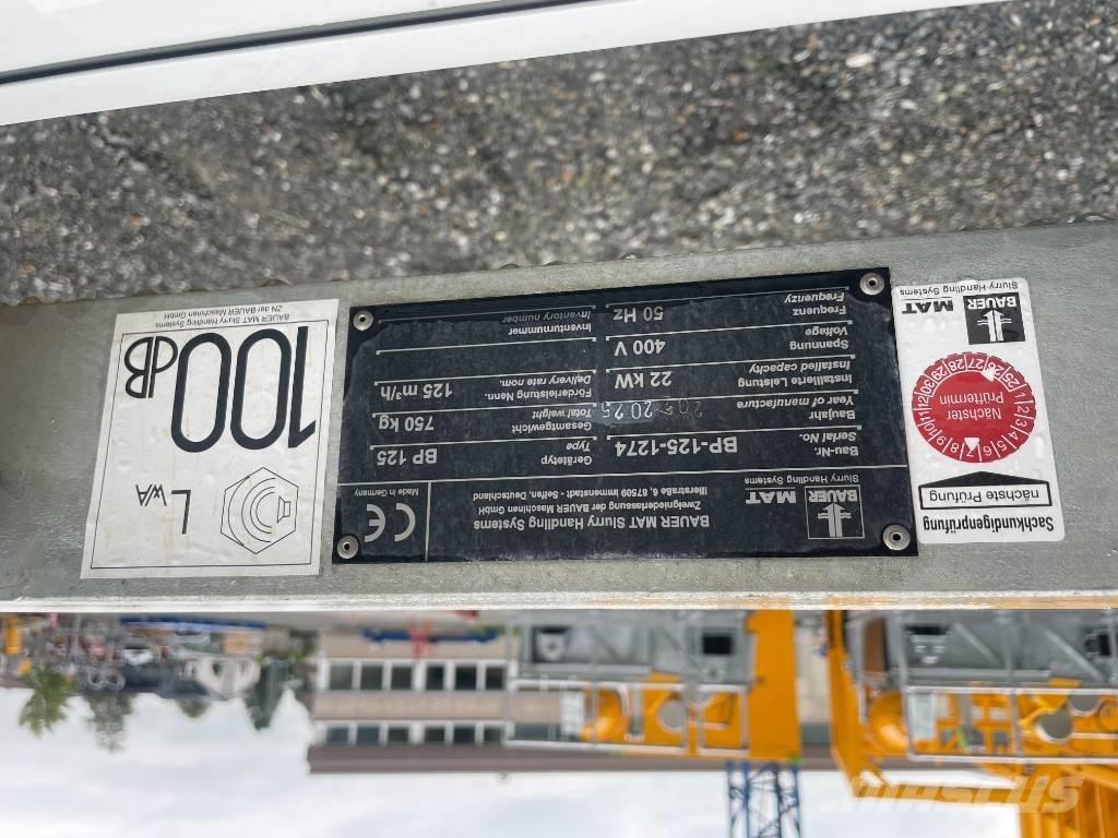 Bauer MAT BP 125 Gradbeništvo - drugo