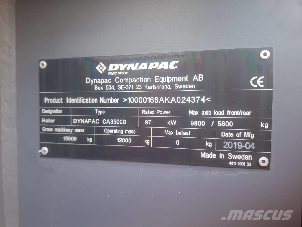 Dynapac CA 3500 D Enojni valjarji