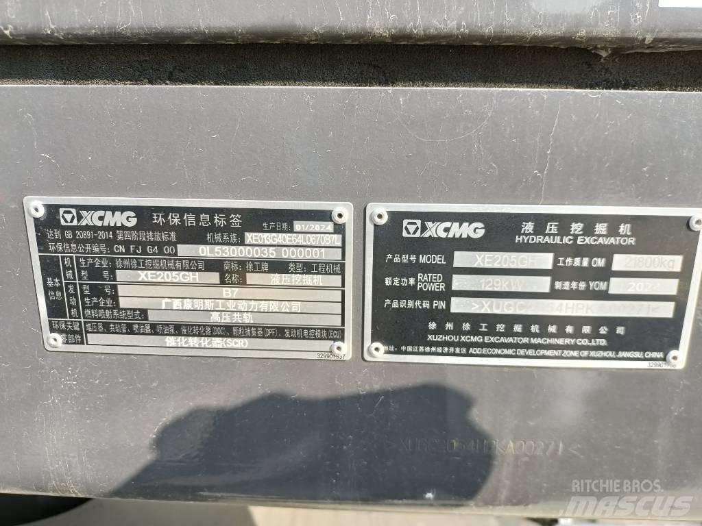XCMG XE205GH Bagri goseničarji
