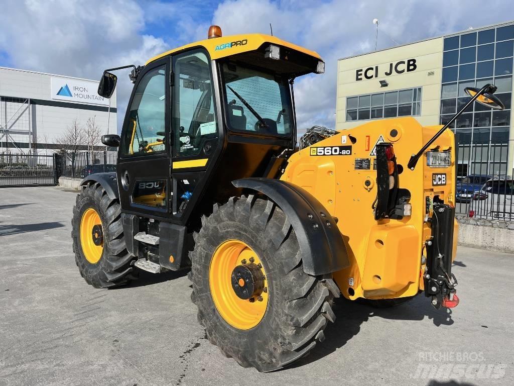 JCB 560-80 AGRI PRO Teleskopski viličarji