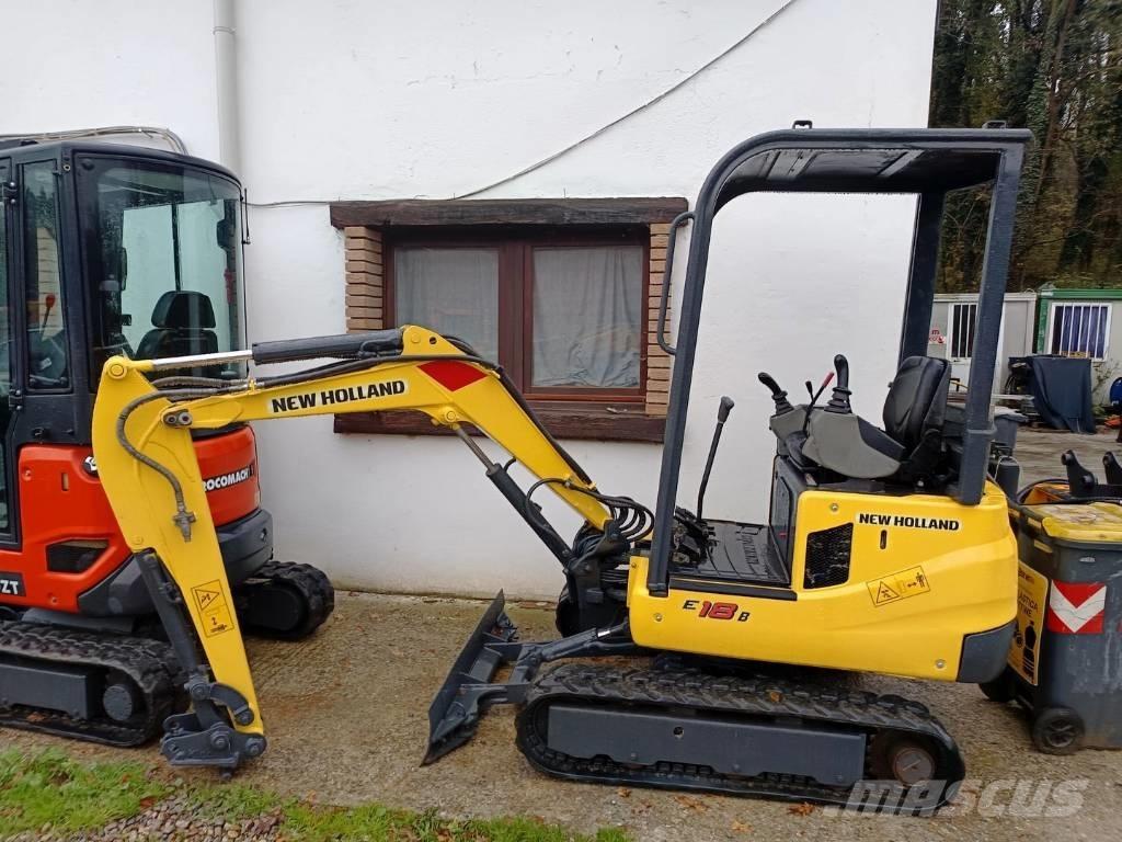 New Holland E 18 B Mini bagri <7t