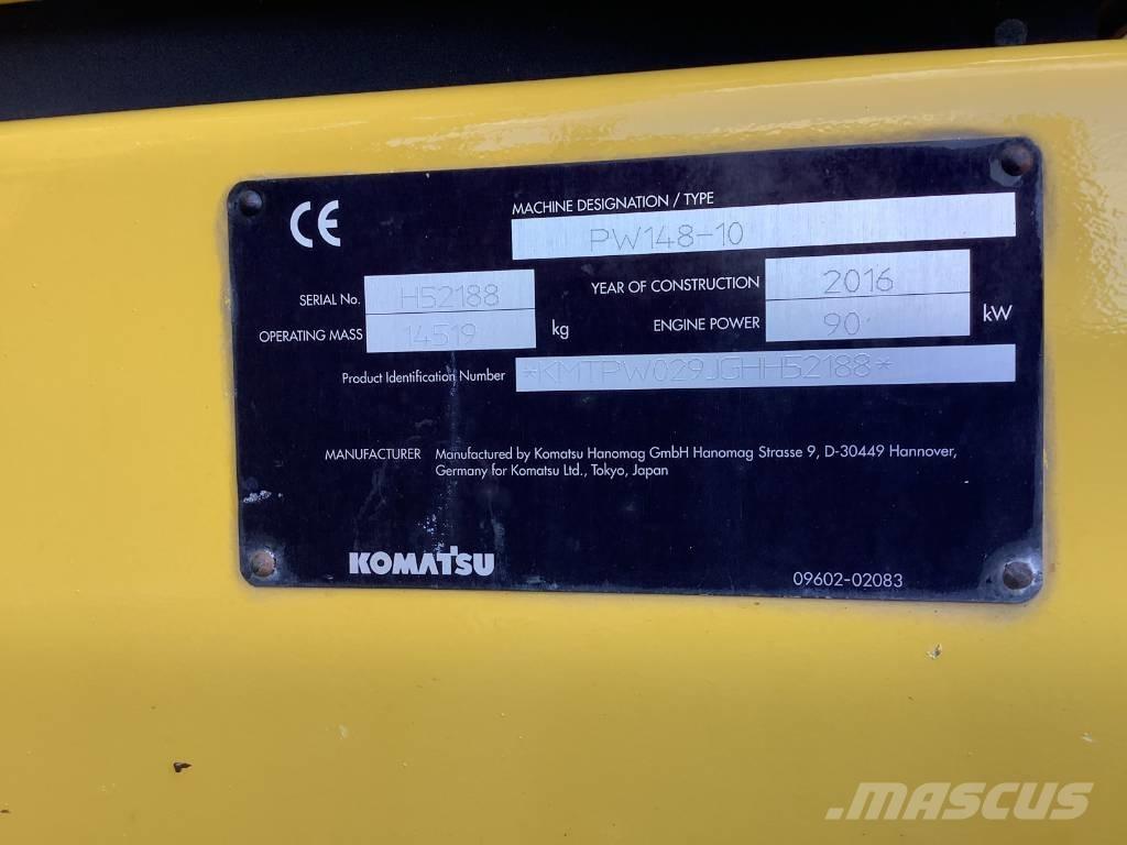 Komatsu PW148-10 Bagri na kolesih