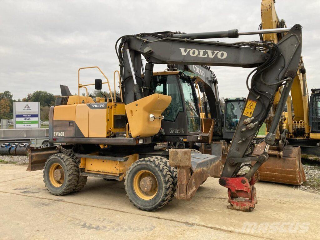Volvo EW160D Bagri na kolesih