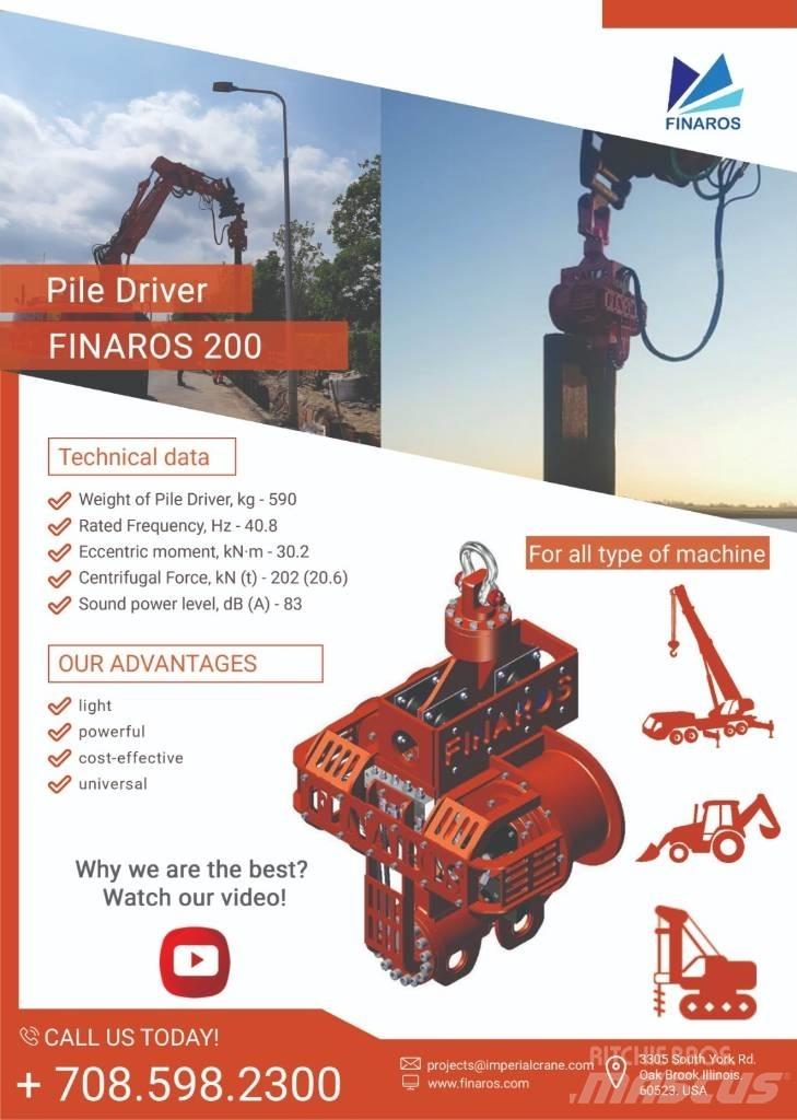  Finaros FR200 Pilotna hidravlična kladiva