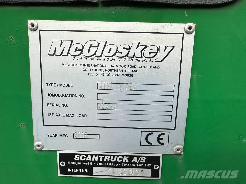 McCloskey MINI SIZER Mobilni drobilniki