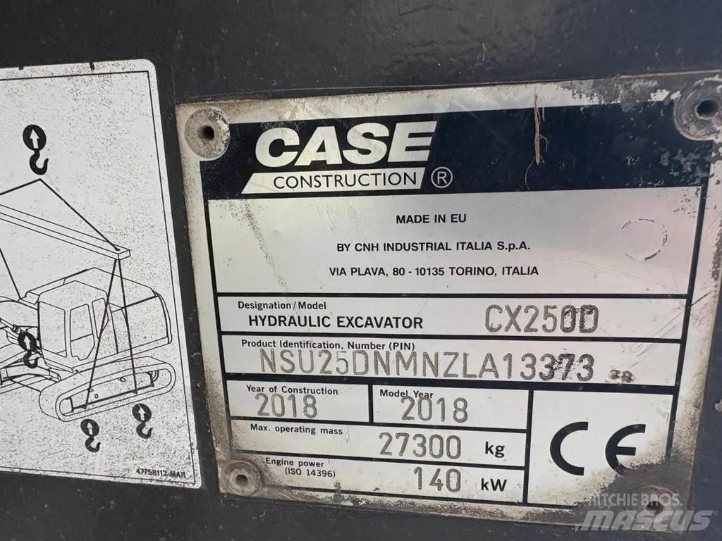 CASE CX250D Bagri goseničarji