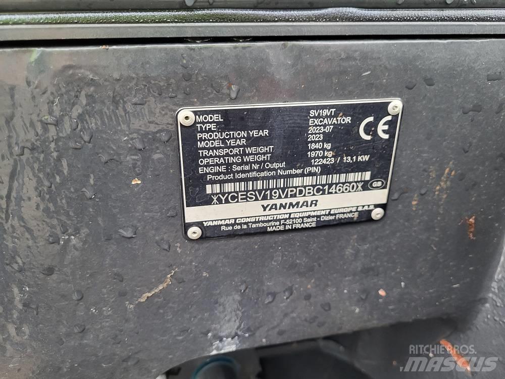 Yanmar SV 19 VT Mini bagri <7t
