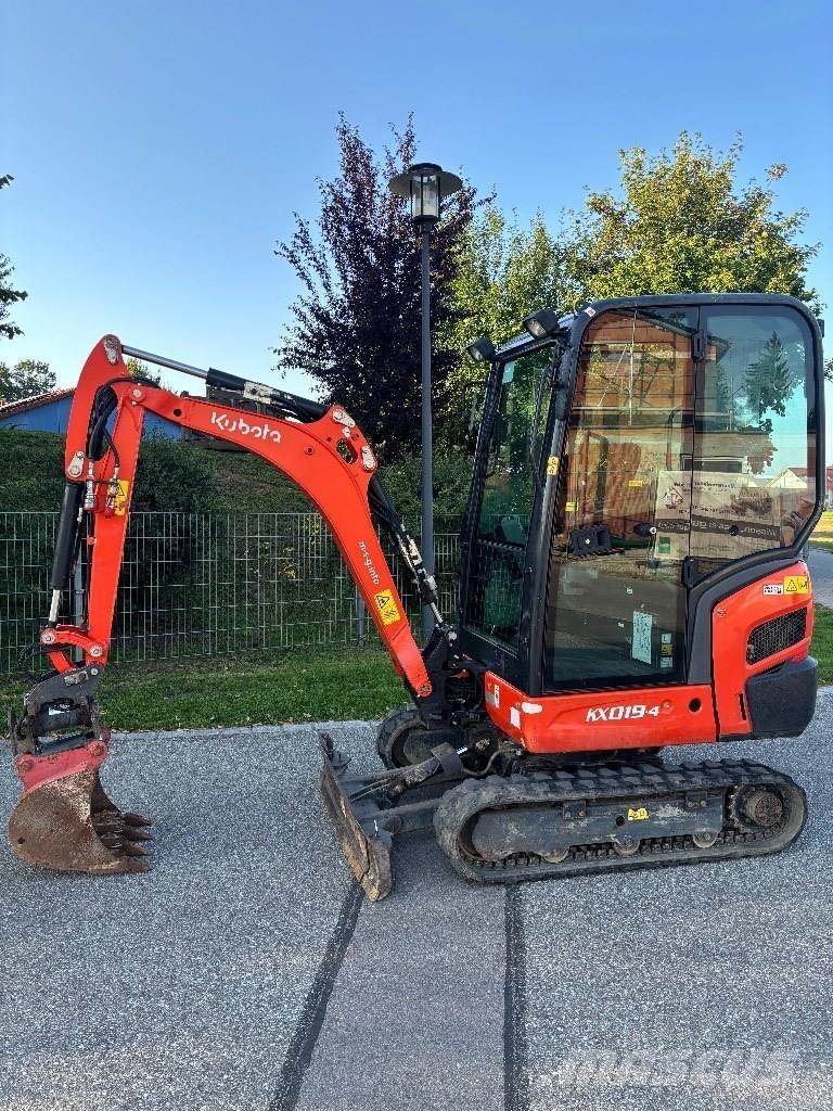 Kubota KX 019-4 Mini bagri <7t