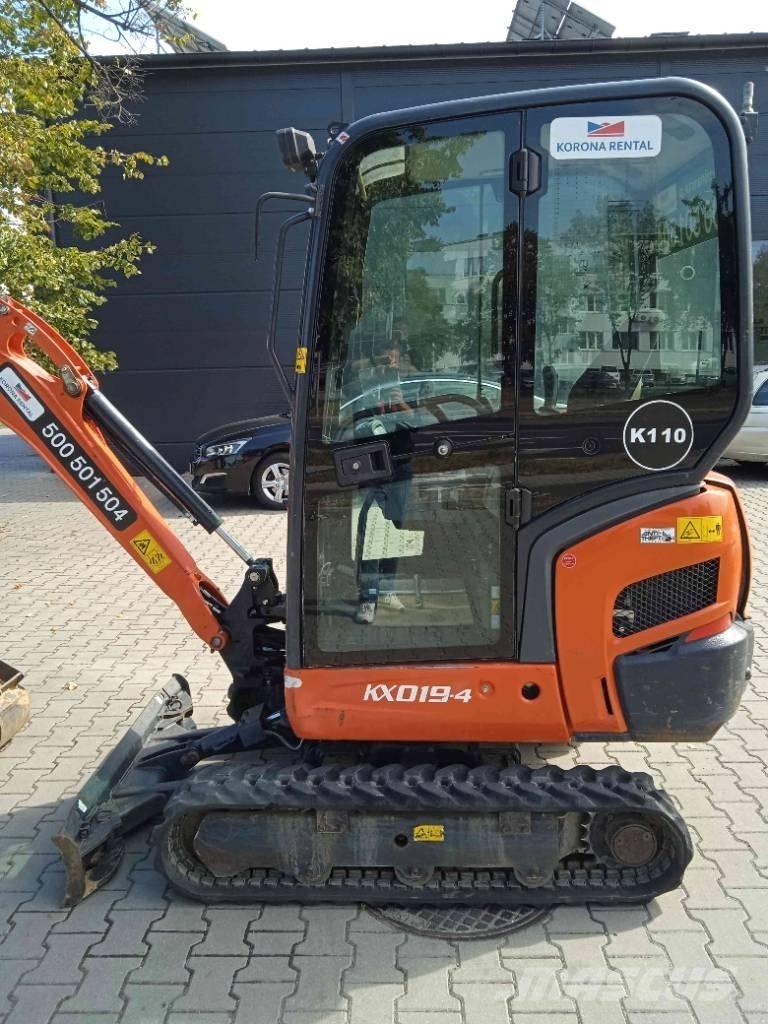 Kubota KX 019-4 Mini bagri <7t
