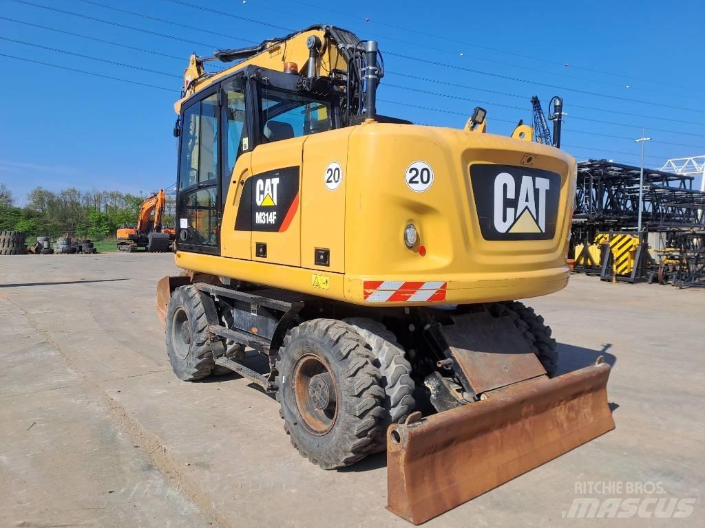 CAT M314F Bagri na kolesih