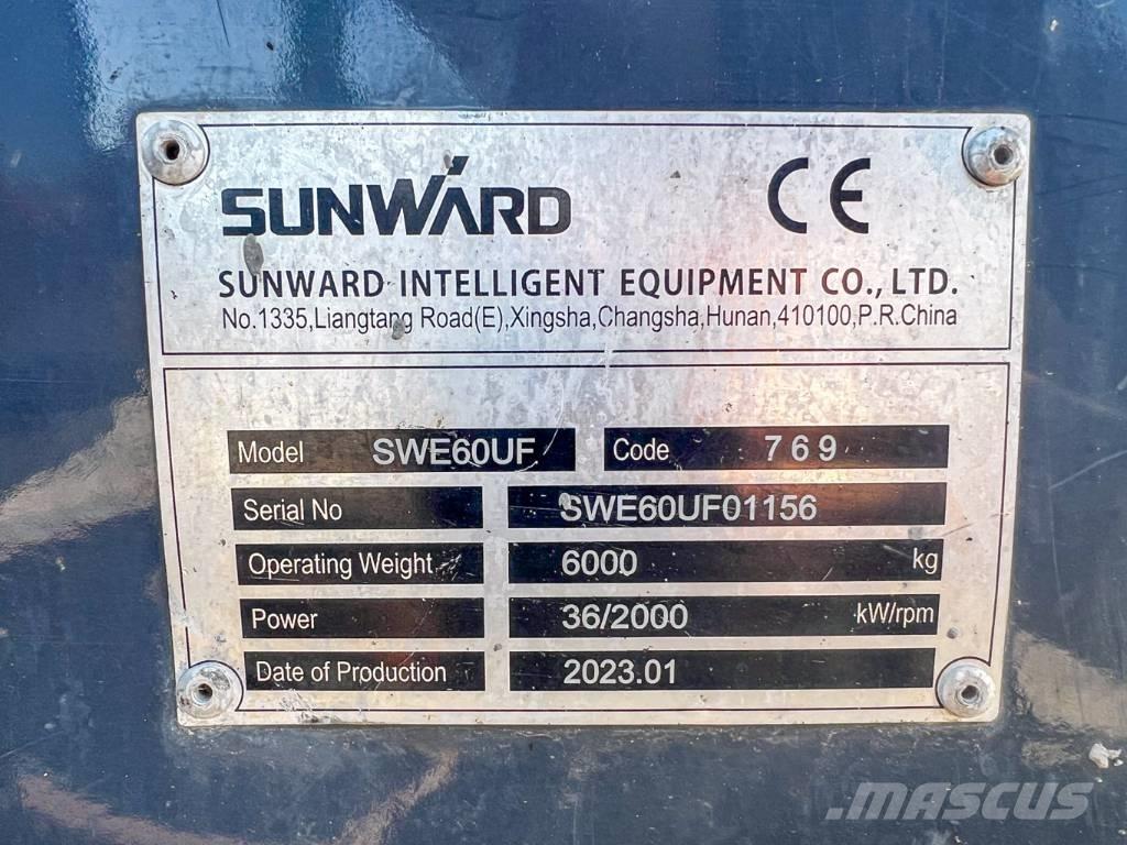 Sunward 60UF Mini bagri <7t