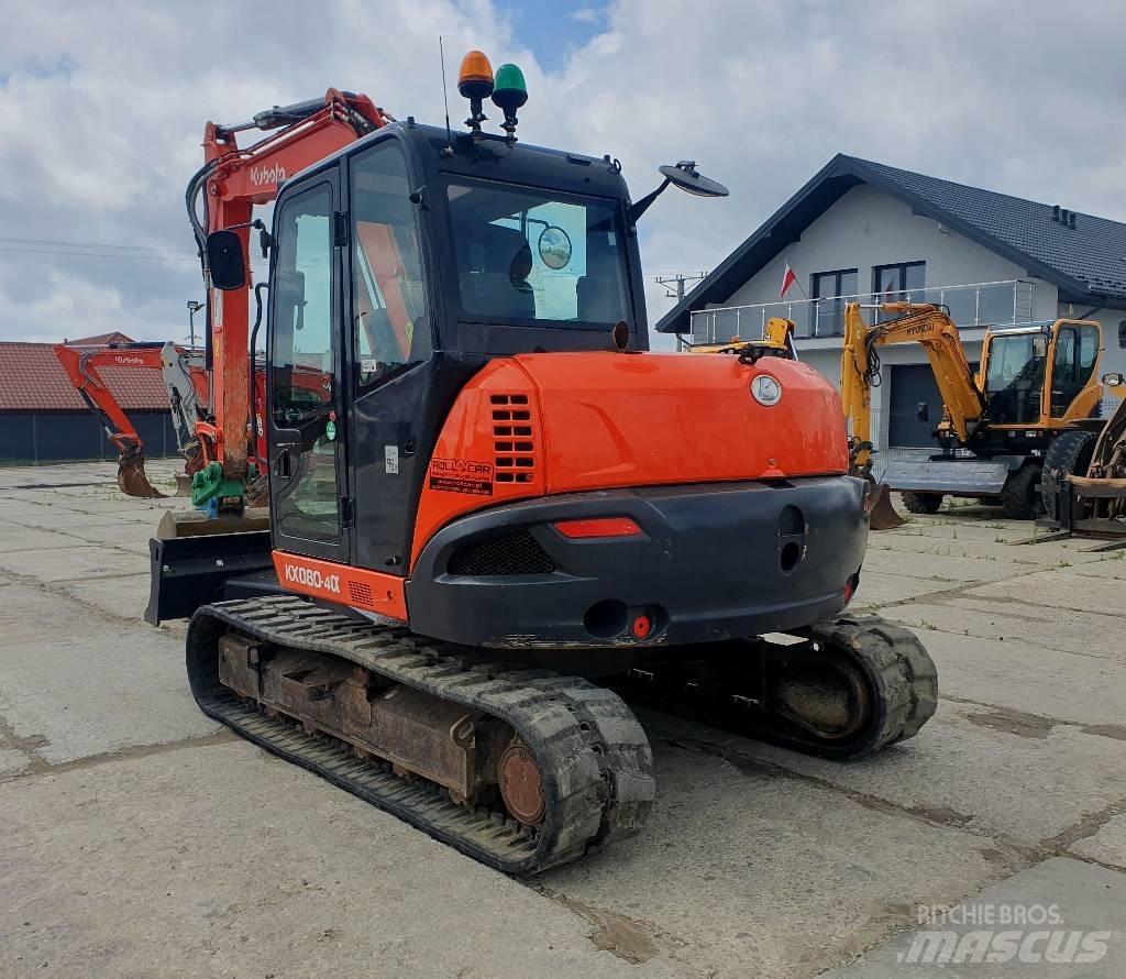 Kubota KX 080-4a Midi bagri 7t – 12t