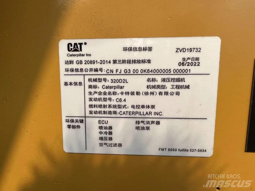 CAT 320 D Bagri goseničarji