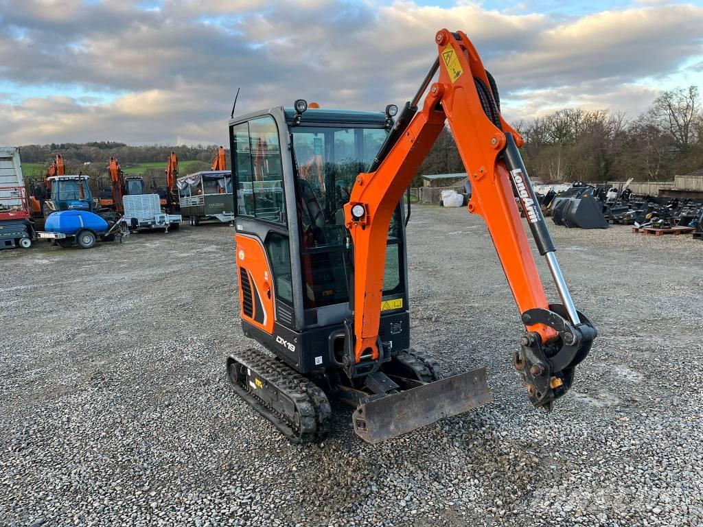 Doosan DX 19 Mini bagri <7t