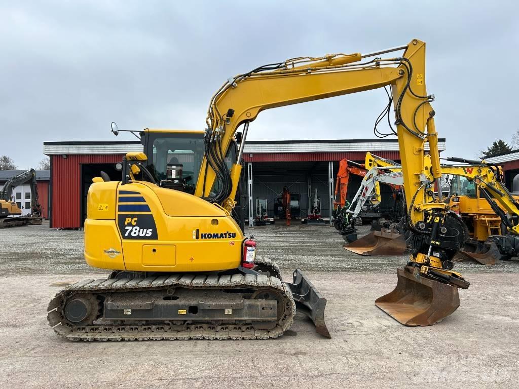 Komatsu PC78US-10 Midi bagri 7t – 12t