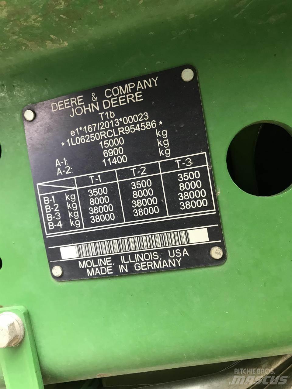 John Deere 6250R Traktorji