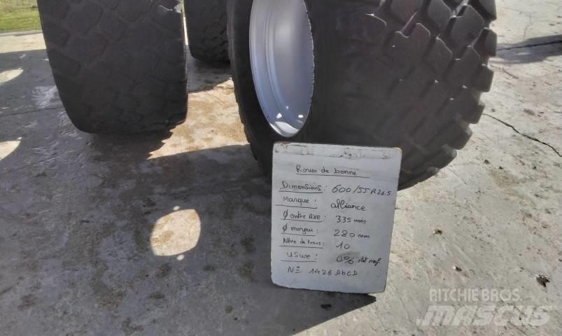Alliance 600/55R26.5 Gume, kolesa in platišča