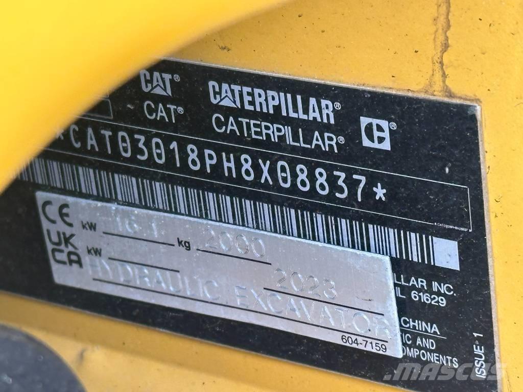 CAT 301.8 Mini bagri <7t