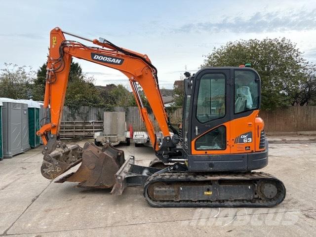 Doosan DX 63-3 Mini bagri <7t