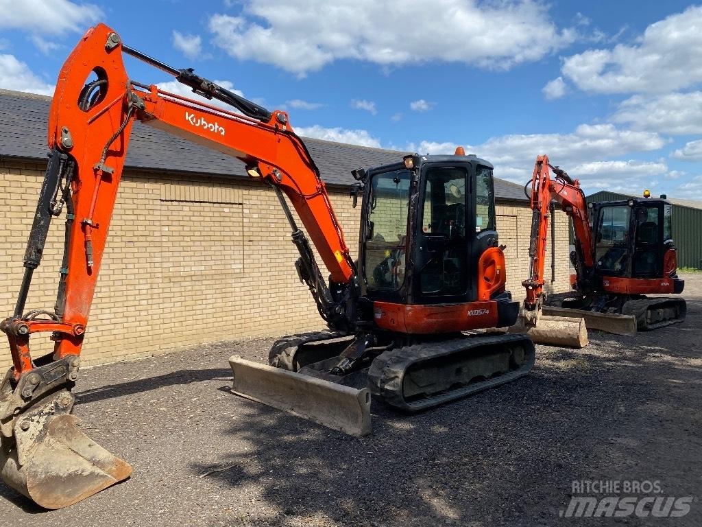 Kubota Kx057 Mini bagri <7t