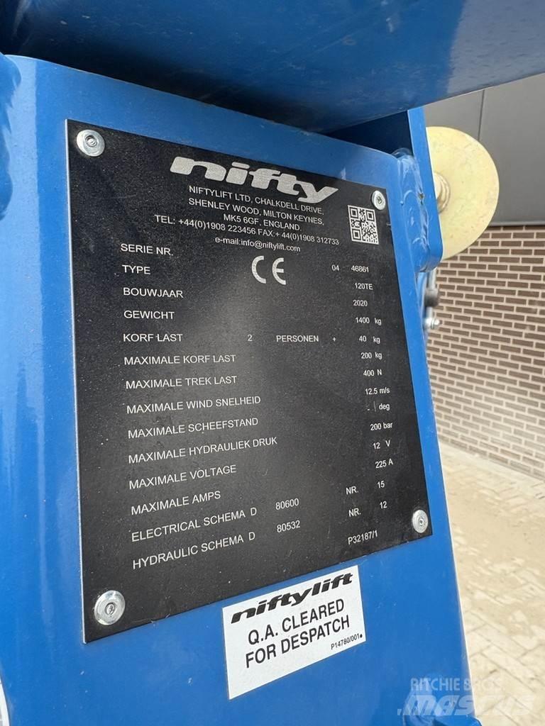 Niftylift 120t Vlečne dvižne ploščadi