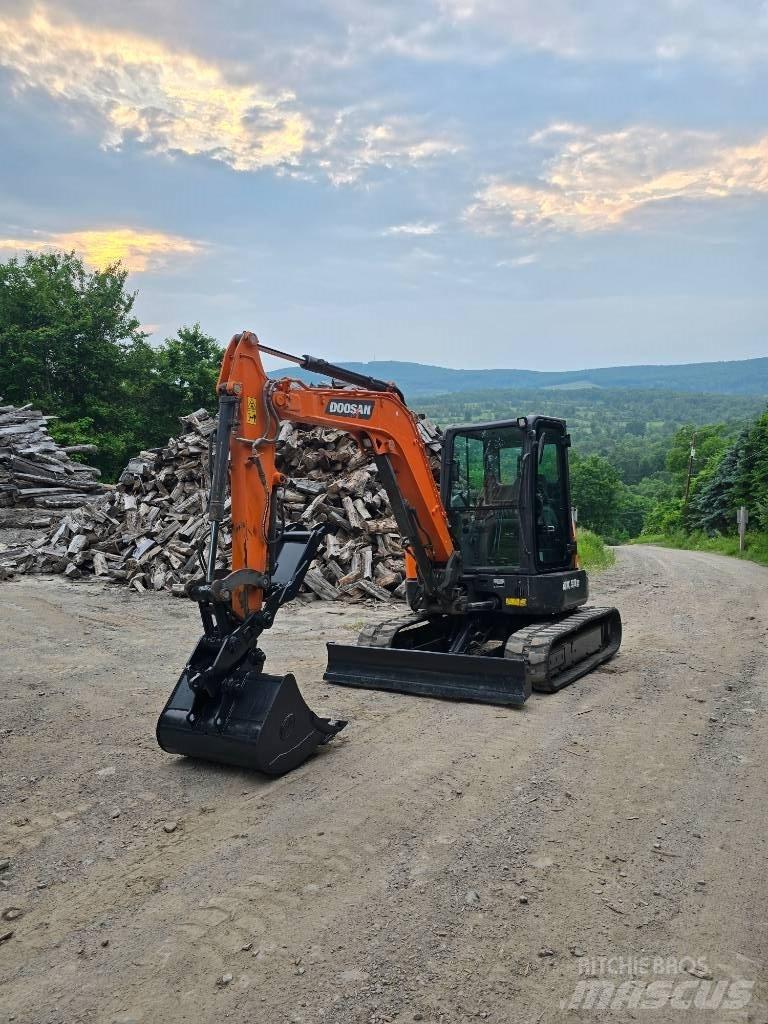 Doosan DX 50 Z Mini bagri <7t