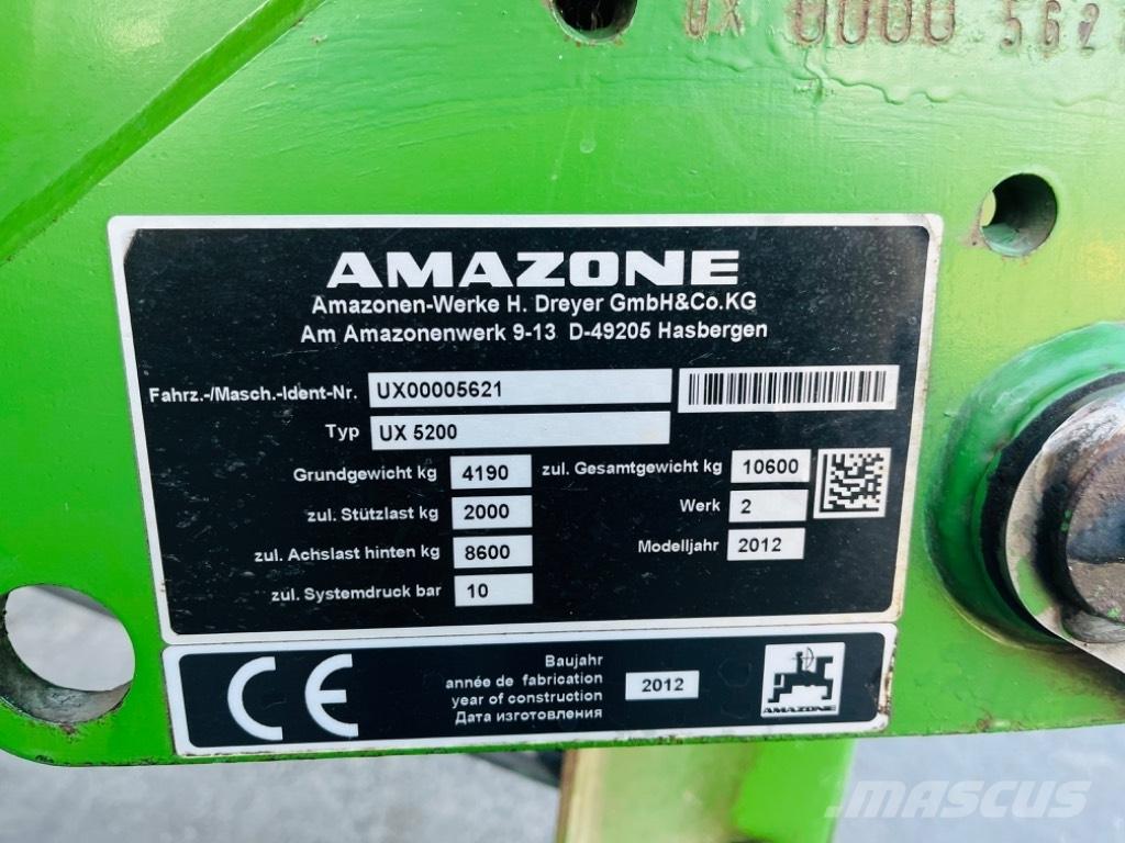 Amazone UX 5200 Vlečne škropilnice