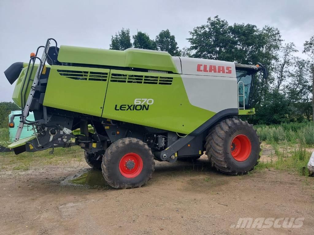 CLAAS Lexion 670 Kombajni