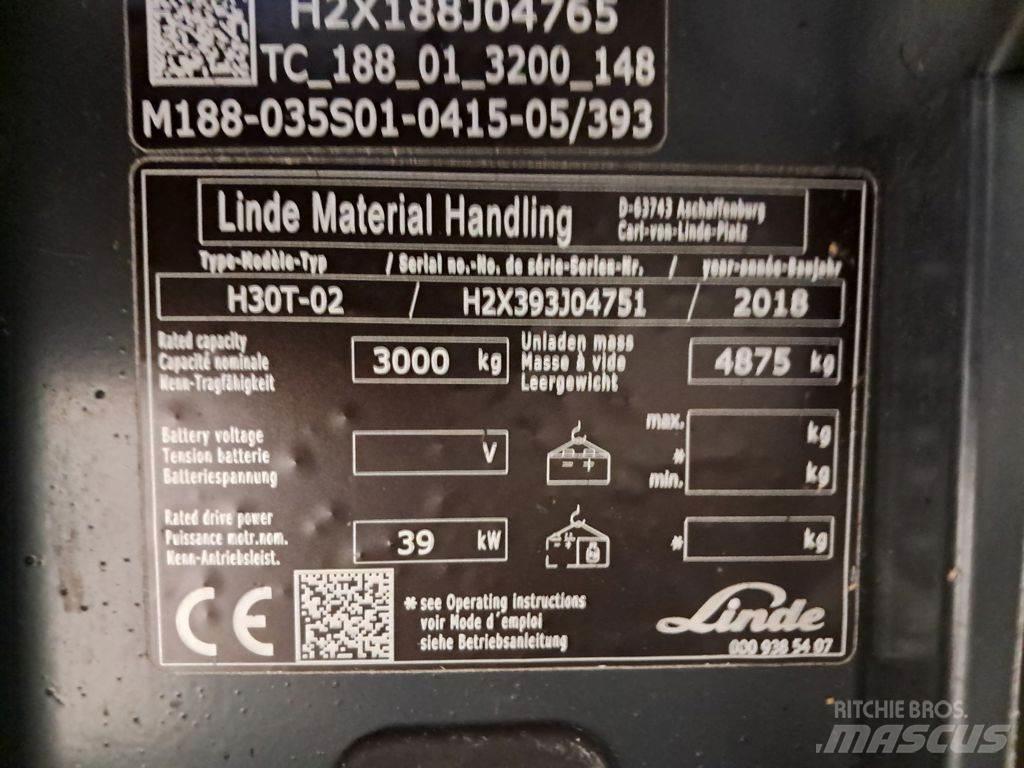 Linde H30T-02 Plinski viličarji