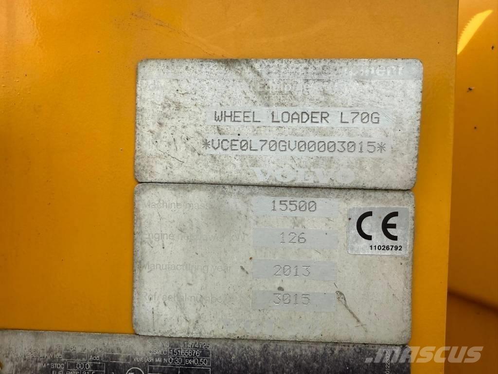 Volvo L 70 G Kolesni nakladalci
