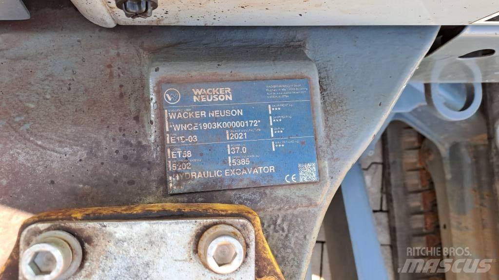 Wacker Neuson ET58 Bagri goseničarji